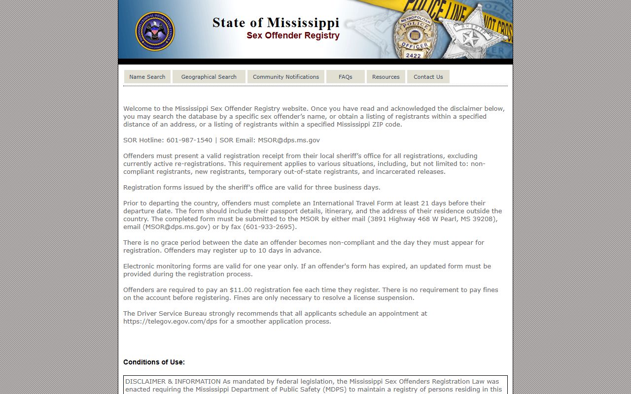 Simpson County arrest records and court charge lookup tools