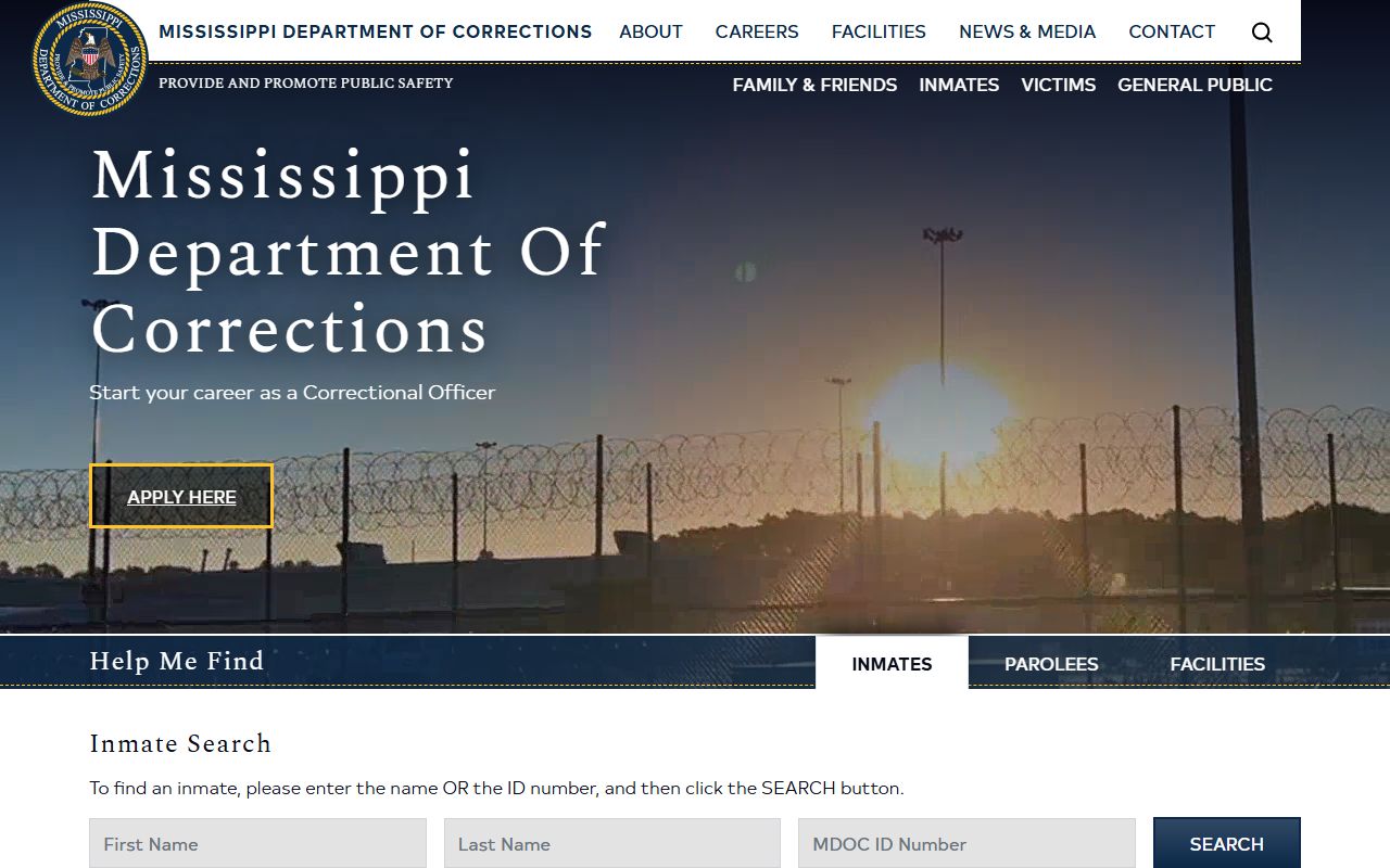 Simpson County inmate custody Mississippi Department of Corrections